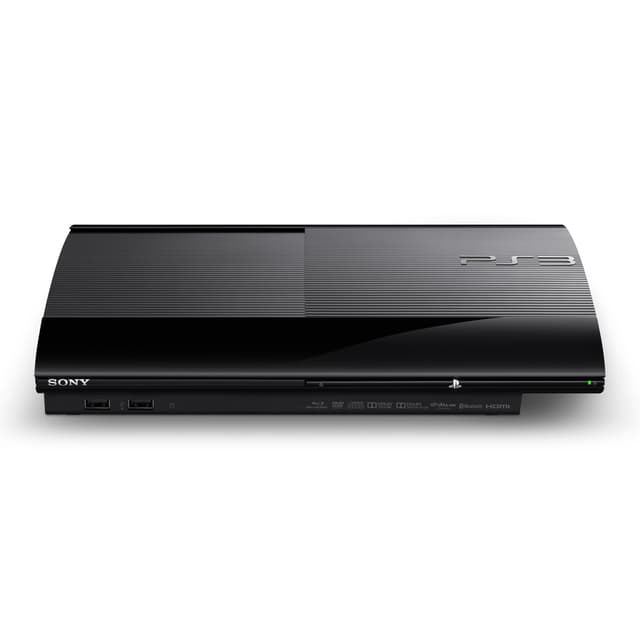 Videopelikonsolit Sony PlayStation 3 Ultra Slim 12GB + 1 Ohjaimien - Musta