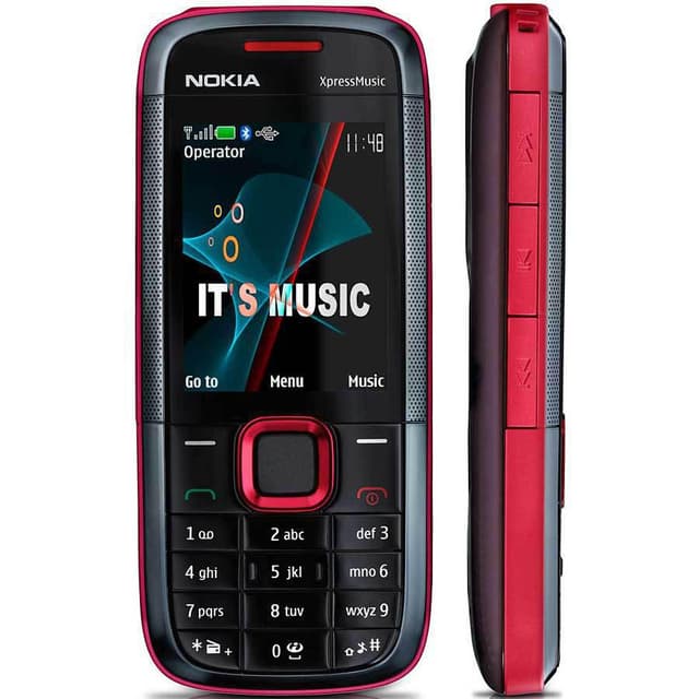 Nokia 5130C - Musta/Punainen- Lukitsematon
