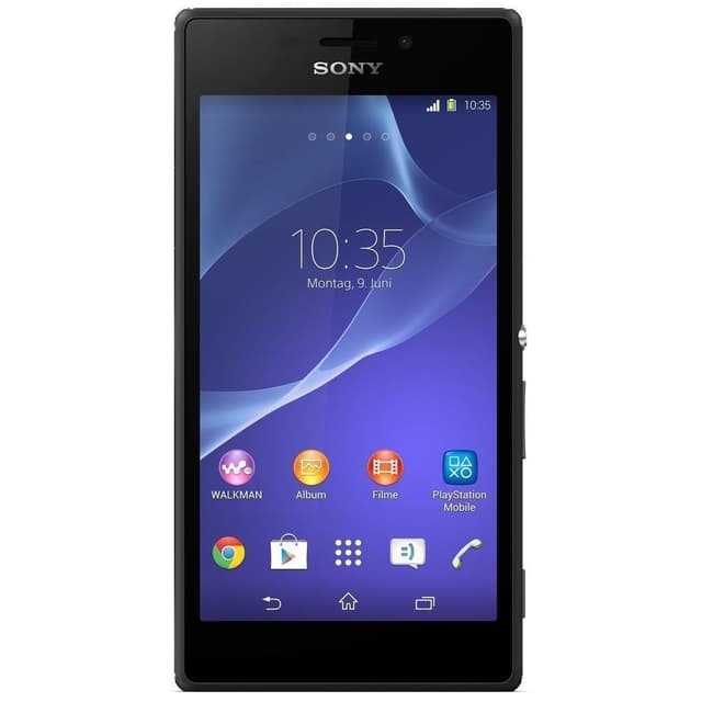 Sony Xperia M2 8GB - Musta - Lukitsematon