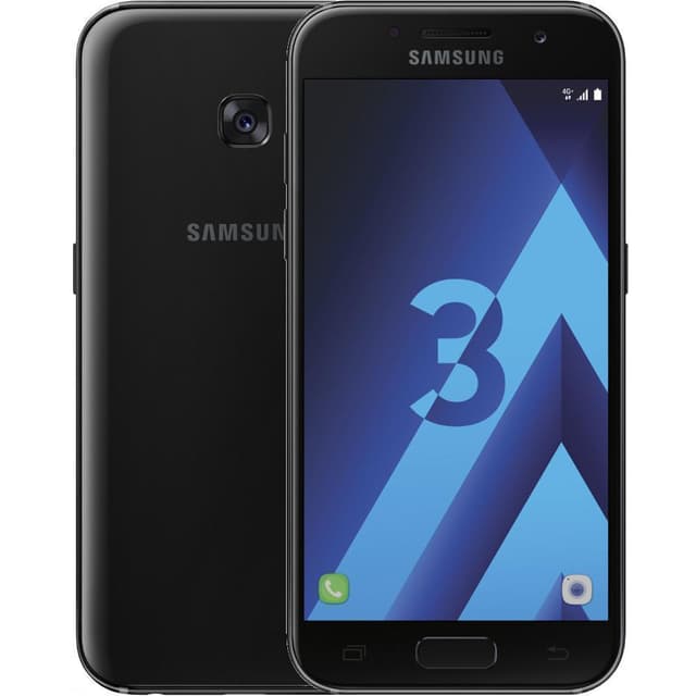 Galaxy A3 (2017) 16 GB - Musta - Lukitsematon