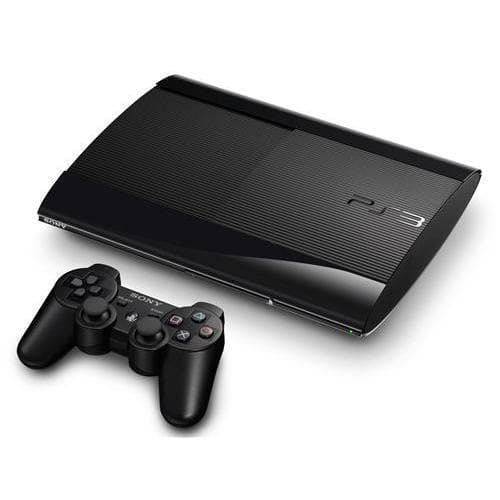 Konsoli Sony PlayStation 3 Ultra Slim 500GB + 1 Ohjain - Musta