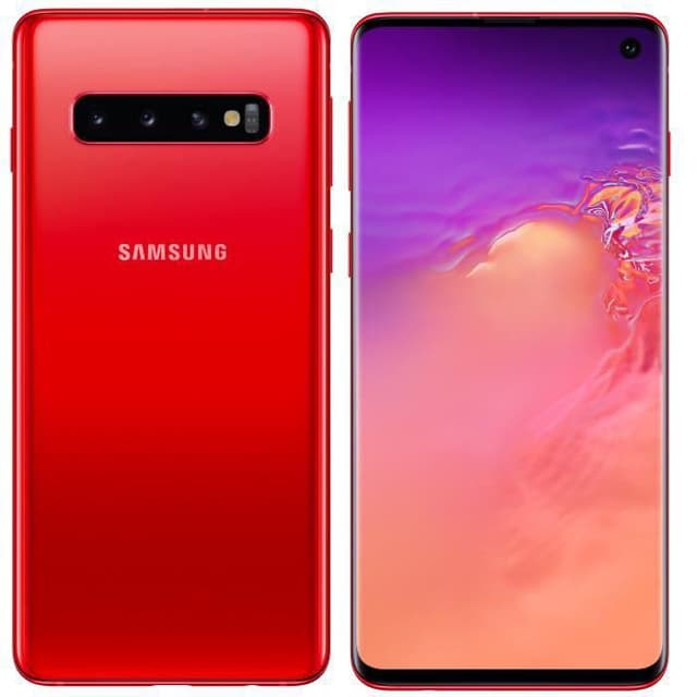 Galaxy S10 128GB Dual Sim - Punainen - Lukitsematon