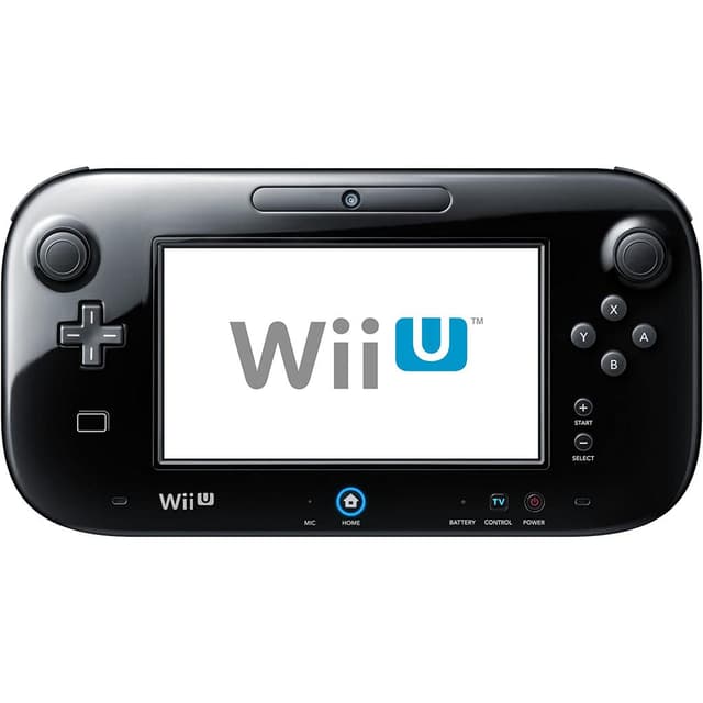Wii U Premium 32GB - Musta New Super Mario Bros. U + New Super Luigi