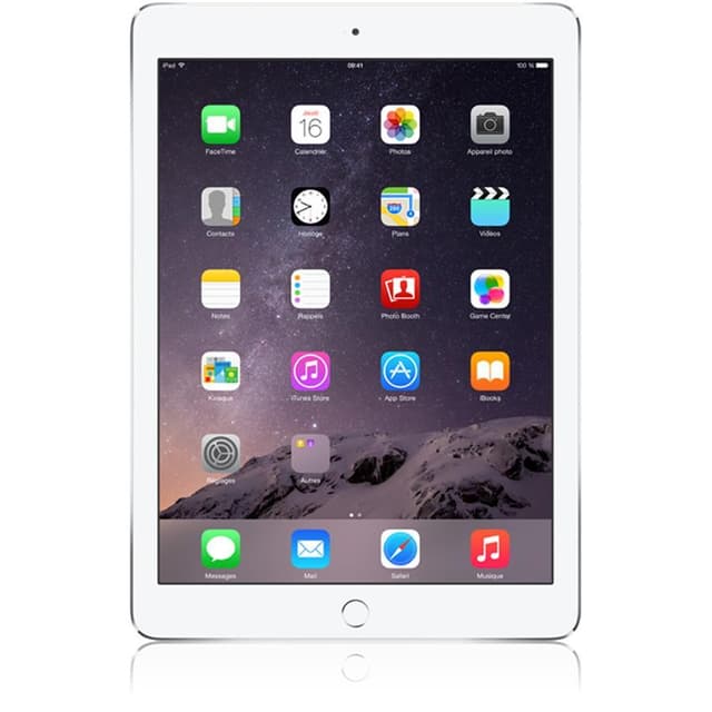 iPad Air 2 (Lokakuu 2014) 9,7" 32GB - WiFi - Hopea - Ilman Sim-Korttipaikkaa