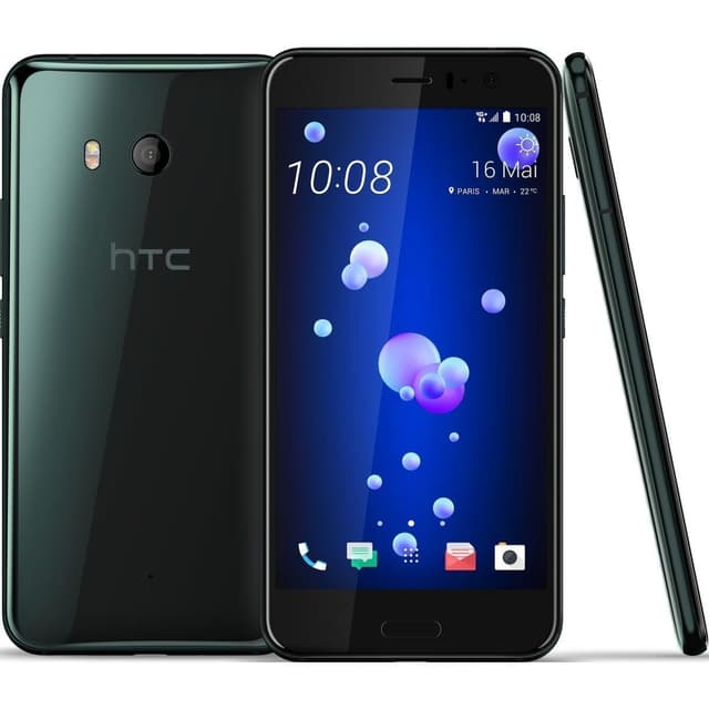 HTC U11 64GB Dual Sim - Musta - Lukitsematon