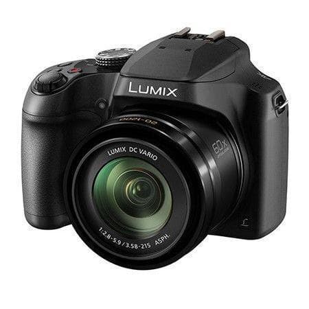 Panasonic Lumix DMC-FZ82 -Puolijärjestelmäkamera - Musta + Lumix DC Vario Aspherical 20 - 1200 mm f/2.8 - 5.9 - Objektiivi