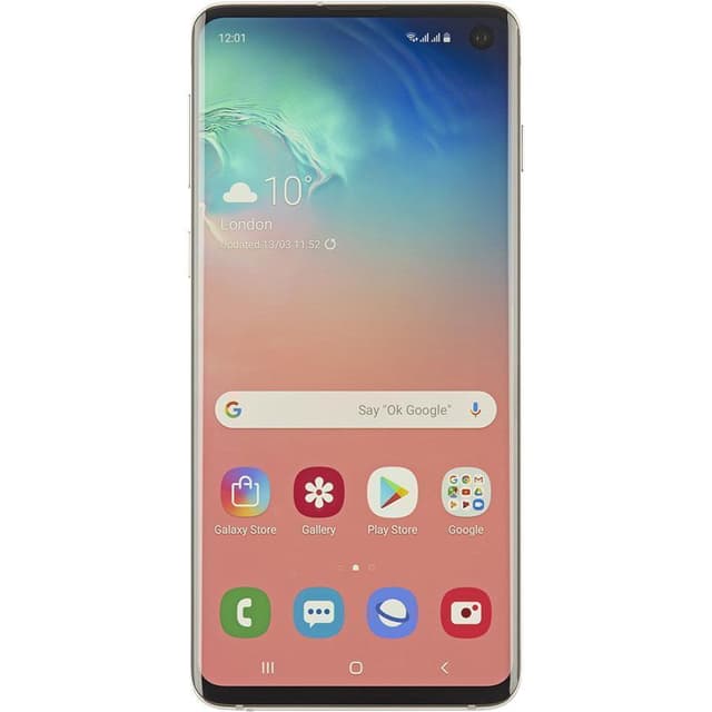 Galaxy S10 128GB Dual Sim - Valkoinen - Lukitsematon