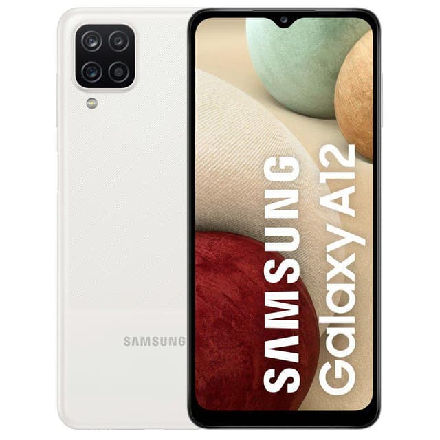 Galaxy A12 32GB Dual Sim - Valkoinen - Lukitsematon