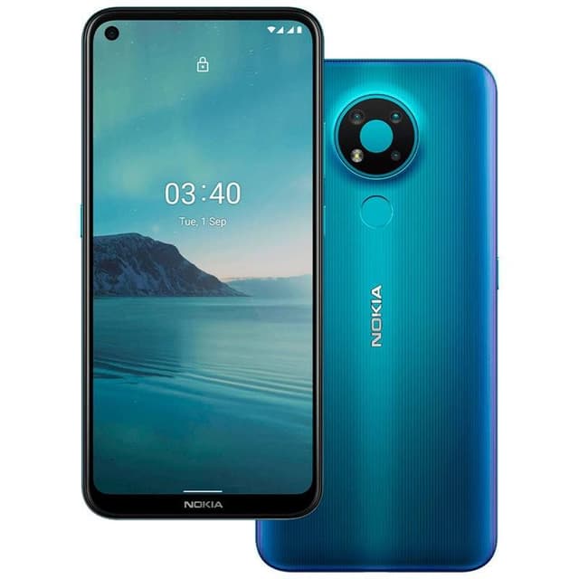 Nokia 3.4 64GB Dual Sim - Sininen - Lukitsematon